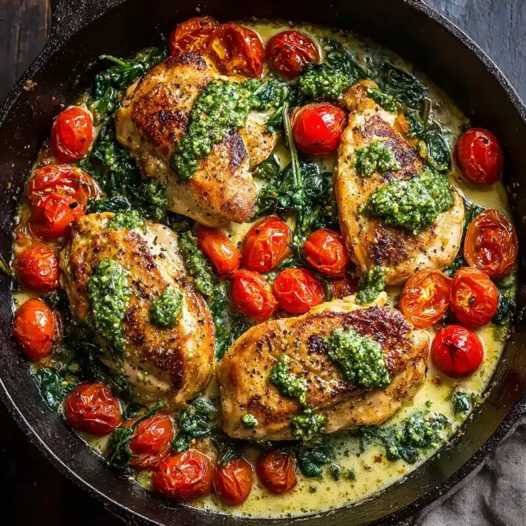 Creamy Pesto Chicken Recipe