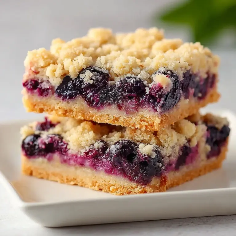 Homemade Blueberry Zucchini Bars Recipe