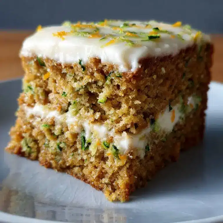 Ultimate Frosted Zucchini Bars Cream Cheese Recipe