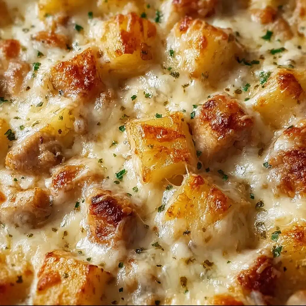 Garlic Parmesan Crockpot Chicken and Potatoes Recipe - Recipe Image