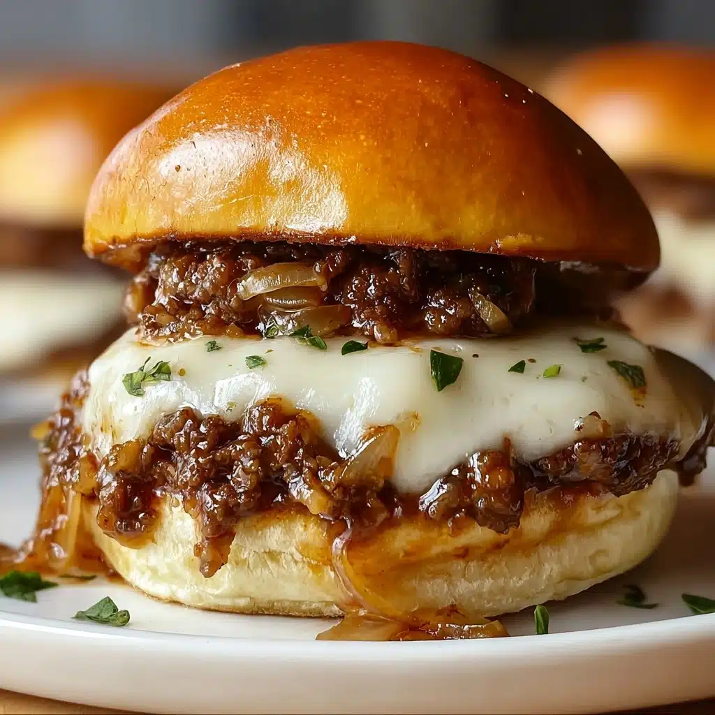 Irresistible French Onion Beef Sloppy Joes Recipe - Recipe Image