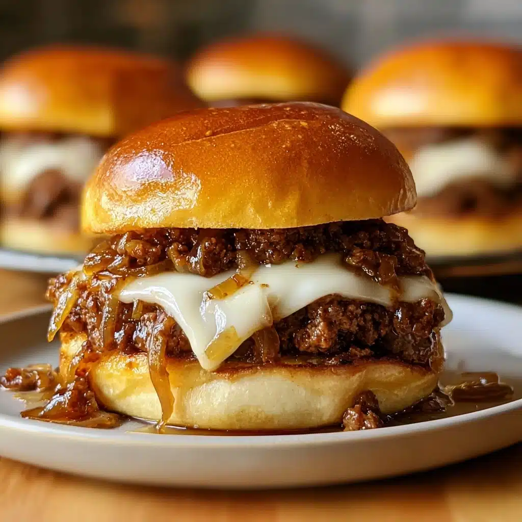 Irresistible French Onion Beef Sloppy Joes Recipe - Recipe Image
