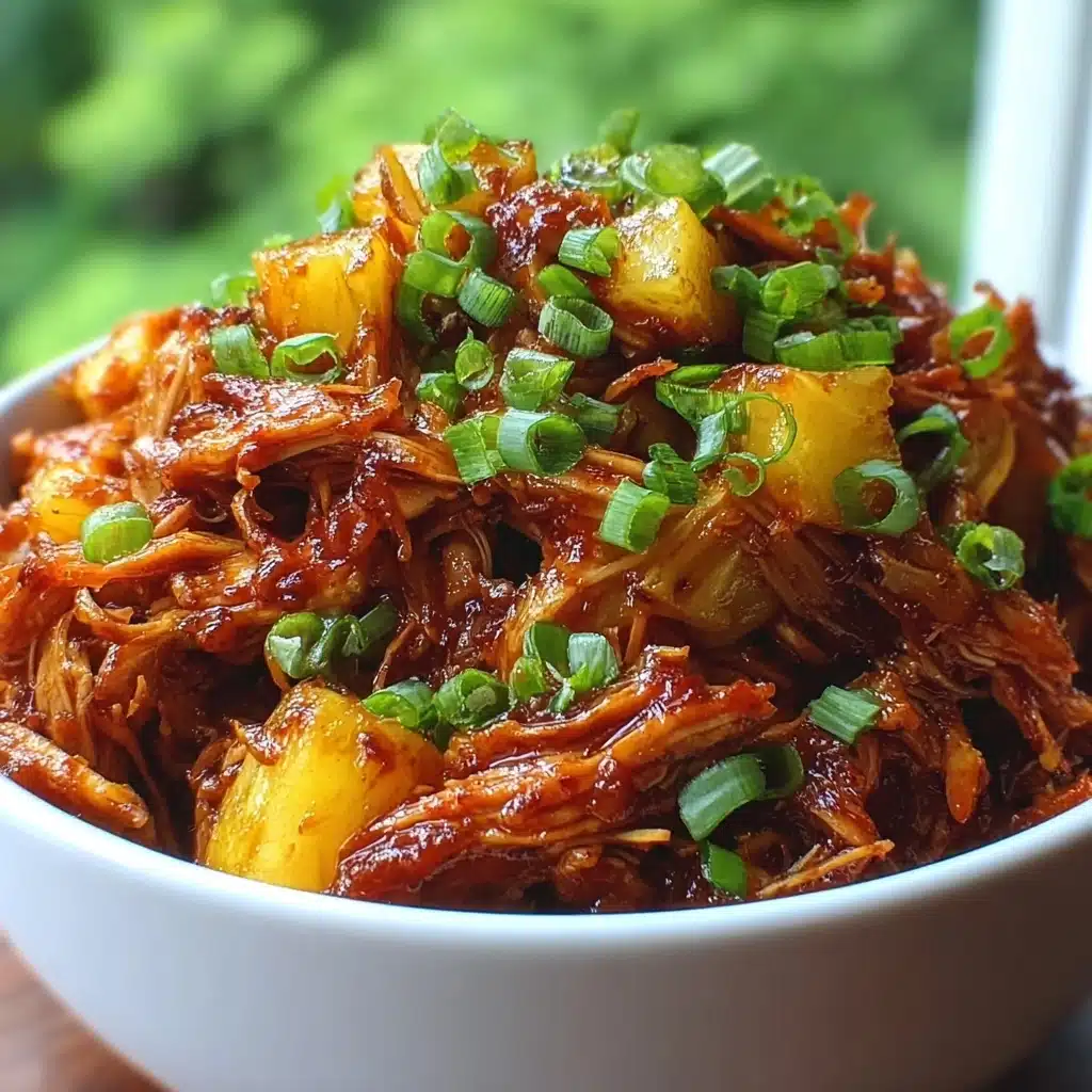Crockpot Pineapple BBQ Chicken Recipe - Recipe Image