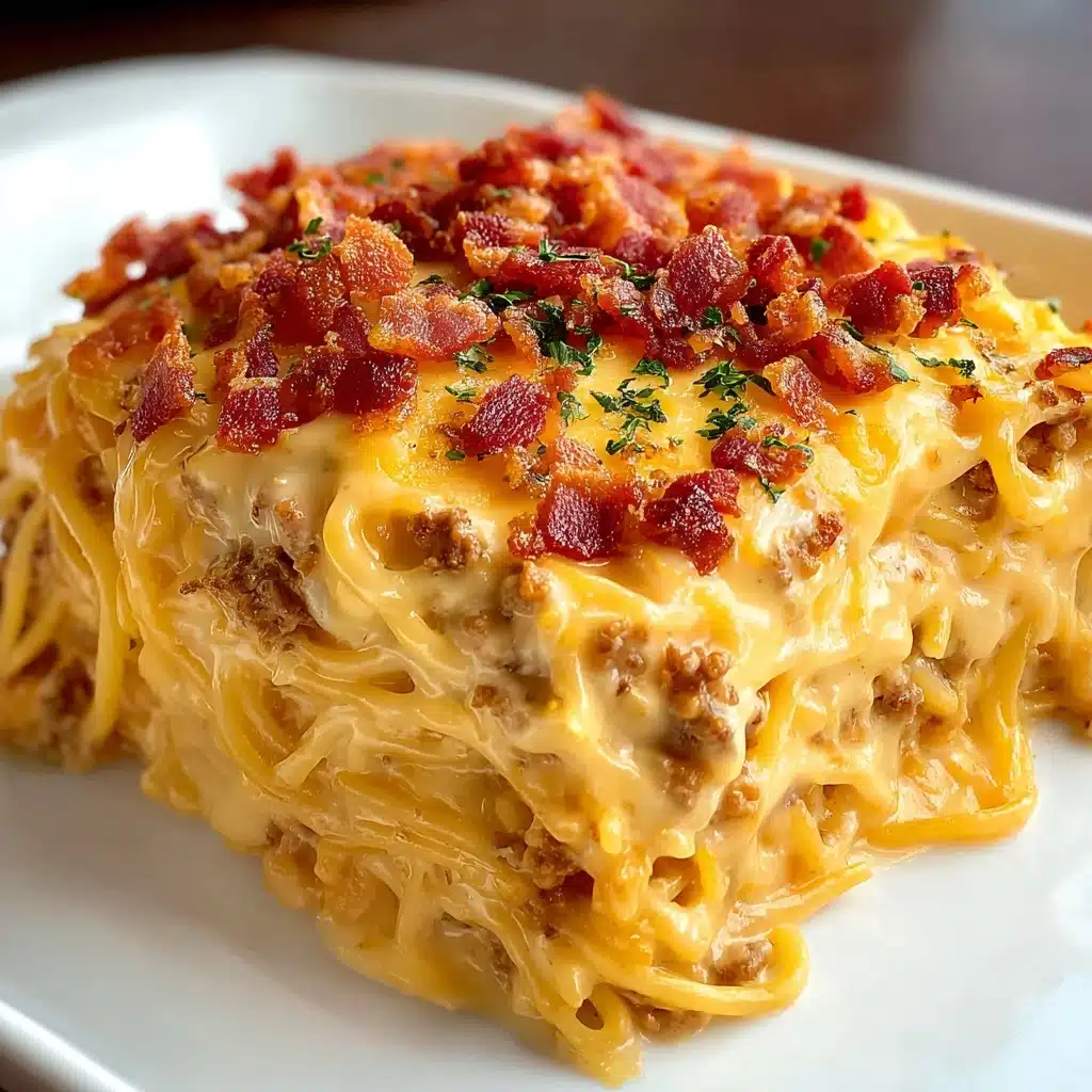 Spicy Southern Cheesy Chicken Spaghetti Casserole Recipe - Recipe Image