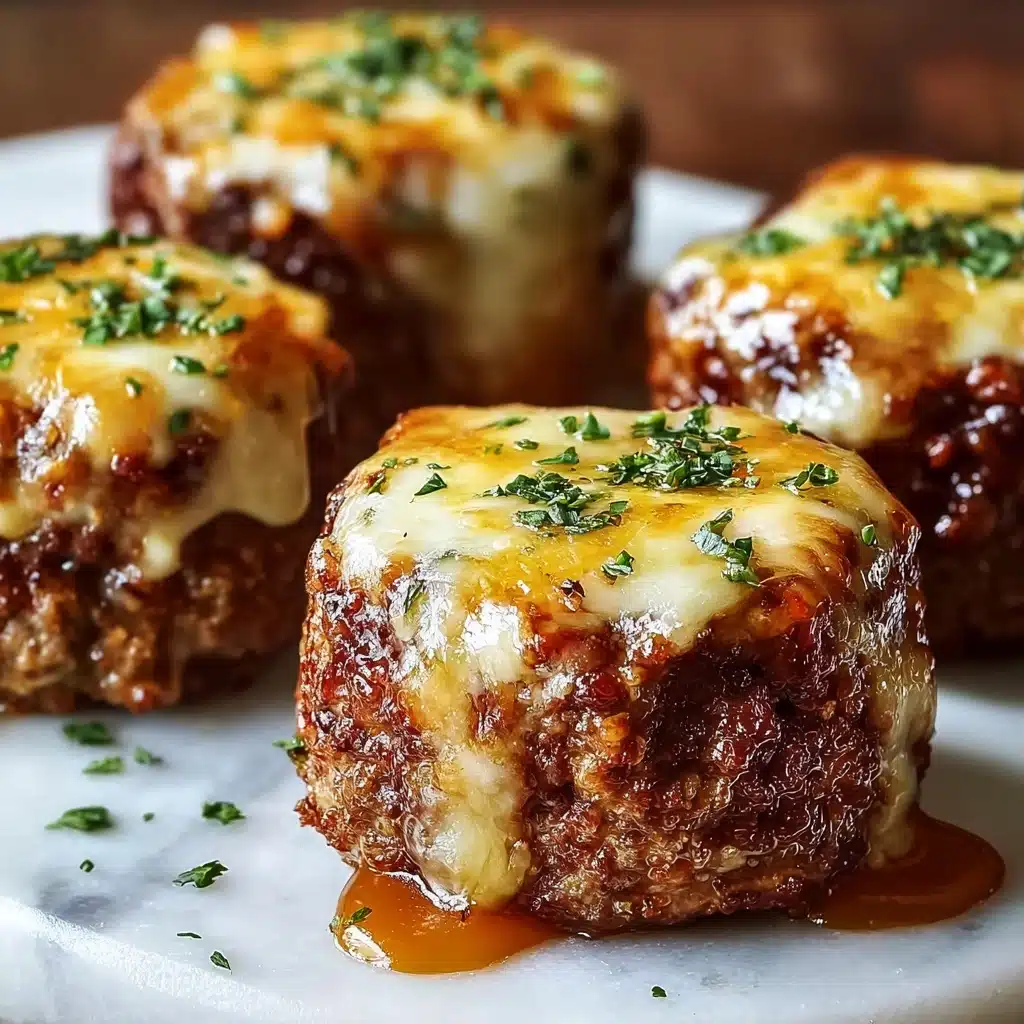 Cheesy Stuffed Meatloaf Bites Recipe - Recipe Image