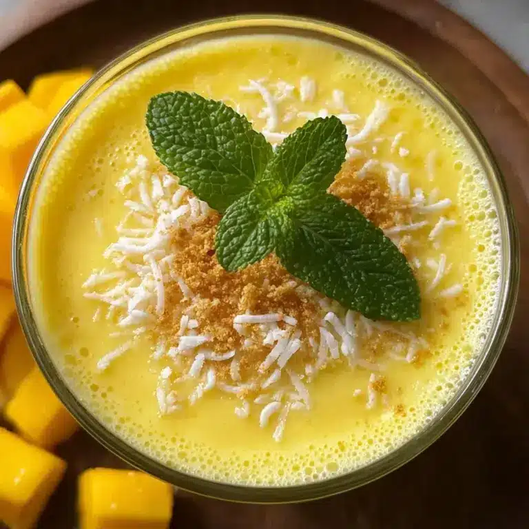 Frothy Tropical Mango Smoothie Recipe