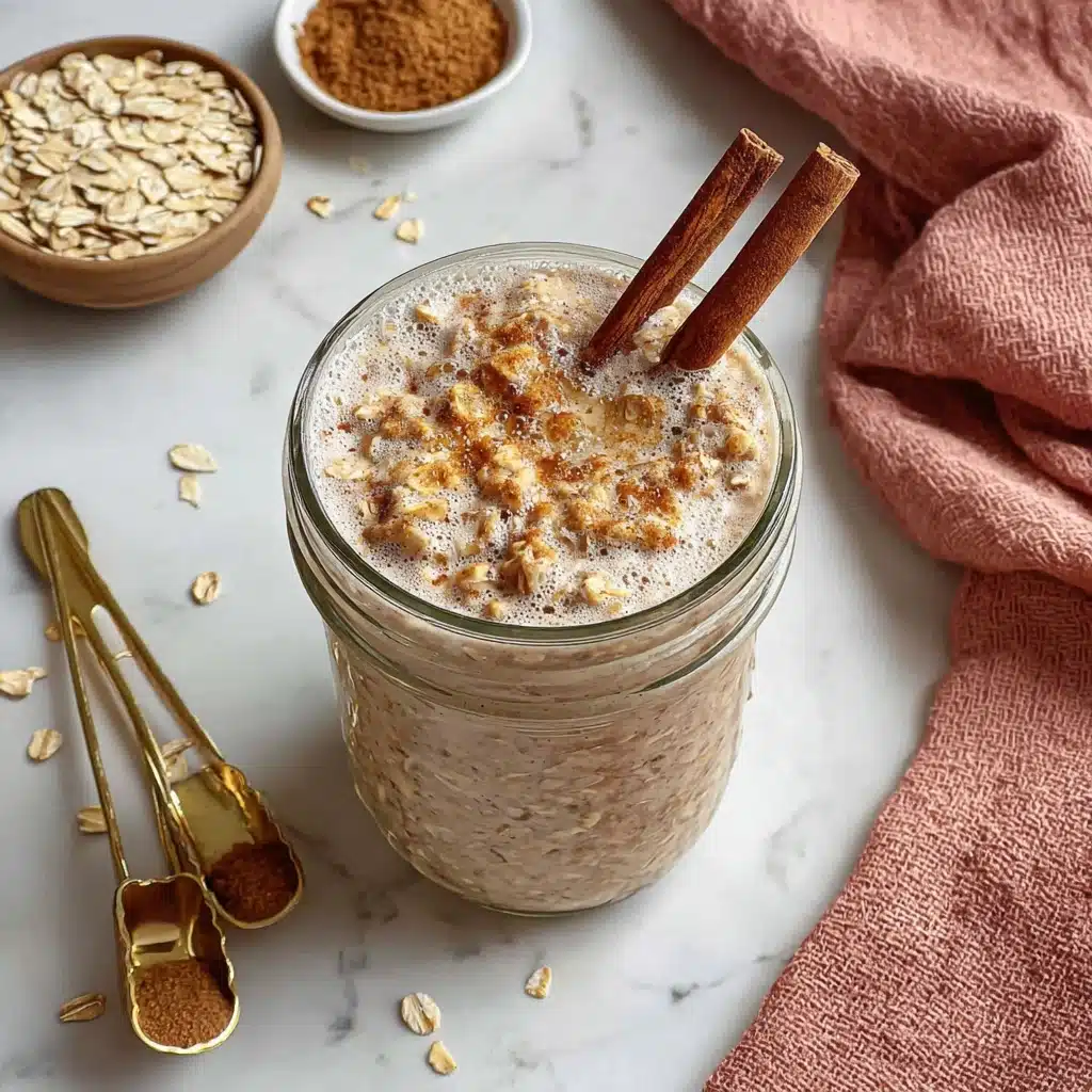 Cinnamon Roll Overnight Oats Recipe