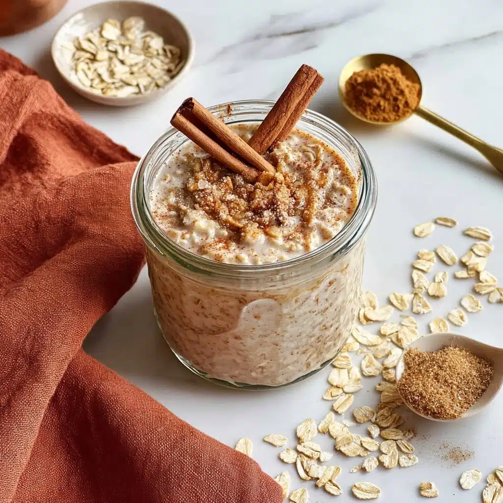 Cinnamon Roll Overnight Oats Recipe - Recipe Image