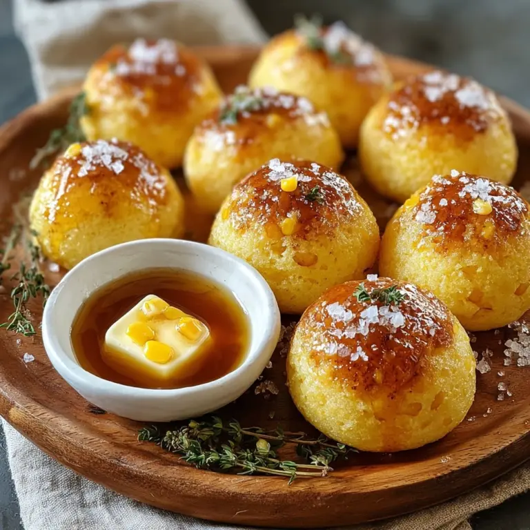 Southern-Style Honey Butter Cornbread Poppers Delight Recipe