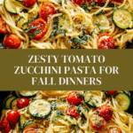 Healthy Tomato Zucchini Pasta Recipe