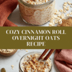 Cinnamon Roll Overnight Oats Recipe