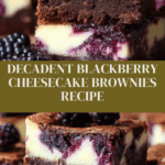 Blackberry Cheesecake Brownies Recipe
