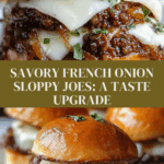 Irresistible French Onion Beef Sloppy Joes Recipe