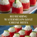 Watermelon and Goat Cheese Appetizer Recipe