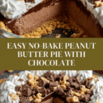 No-Bake Cream Cheese Peanut Butter Pie Recipe