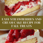 Strawberries and Cream Cake Recipe