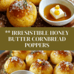 Southern-Style Honey Butter Cornbread Poppers Delight Recipe