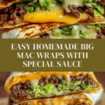 Homemade Big Mac Wraps Recipe