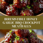 Honey-garlic Bbq Crockpot Meatballs Recipe