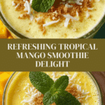 Frothy Tropical Mango Smoothie Recipe