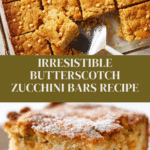 Butterscotch Zucchini Bars Recipe