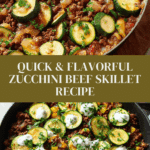 Zucchini and Ground Beef Skillet Recipe