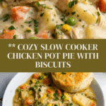 Easy Slow Cooker Chicken Pot Pie Recipe