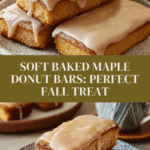 Soft Baked Maple Donut Bars Recipe