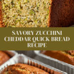 Green Onion Zucchini Cheddar Quick Bread Recipe