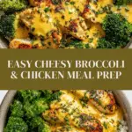 Cheesy Broccoli, Chicken & Rice Meal Prep Bowls Recipe