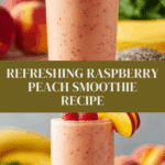 Irresistibly Delicious Raspberry Peach Smoothie Recipe