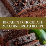 Indulgent Chocolate Zucchini Bread with Sour Cream Recipe