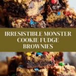 Monster Cookie Fudgy Brownies Recipe