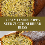 Lemon Poppy Seed Zucchini Bread Recipe