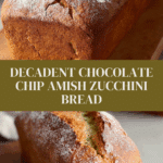 Rich Chocolate Chip Amish Zucchini Bread Recipe