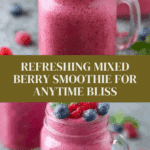 Mixed Berry Smoothie Recipe
