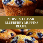 Perfect Classic Blueberry Muffins: 100% Moist Recipe