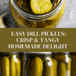 Easy Homemade Dill Pickles Recipe