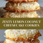 Lemon Coconut Cheesecake Cookies Recipe