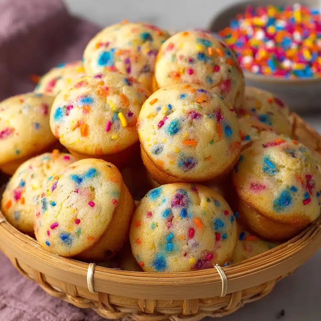 Mini Funfetti Yogurt Muffins Recipe - Recipe Image