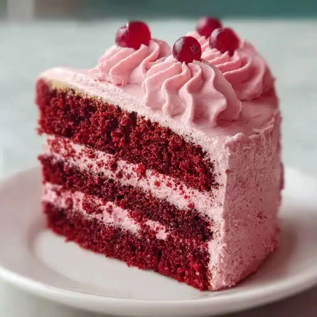 Mother's Day Pink Velvet Cake Recipe - Recipe Image
