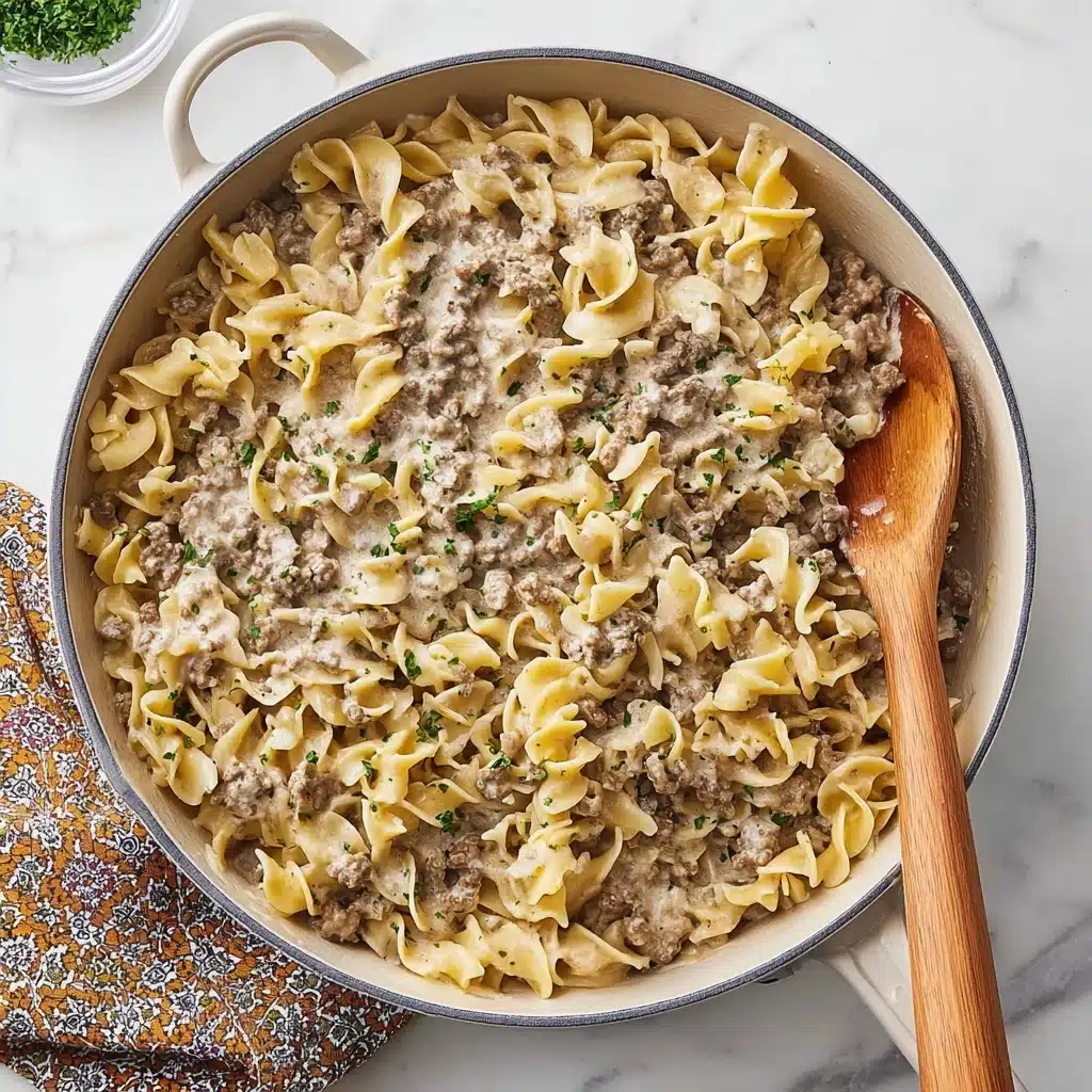 30-Minute Ground Beef Stroganoff Recipe - Recipe Image