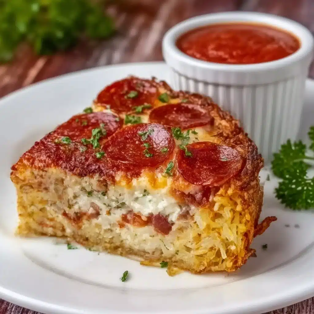 Pizza Style Cottage Cheese Bake Recipe - Recipe Image