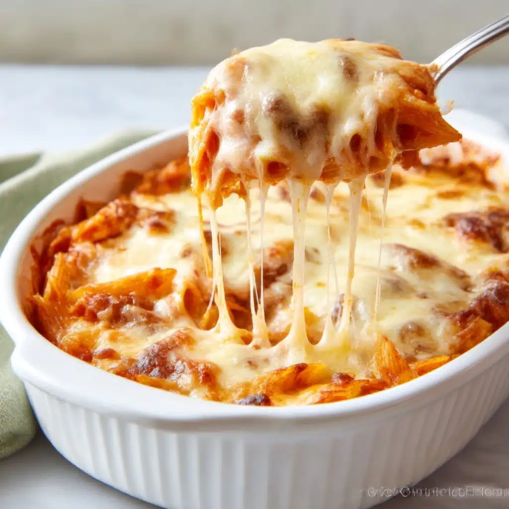 Simple Cheesy Baked Pasta Recipe - Recipe Image