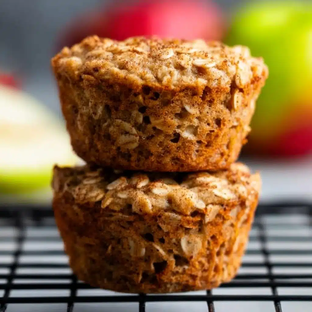 Apple Cinnamon Baked Oatmeal Cups Recipe - Recipe Image