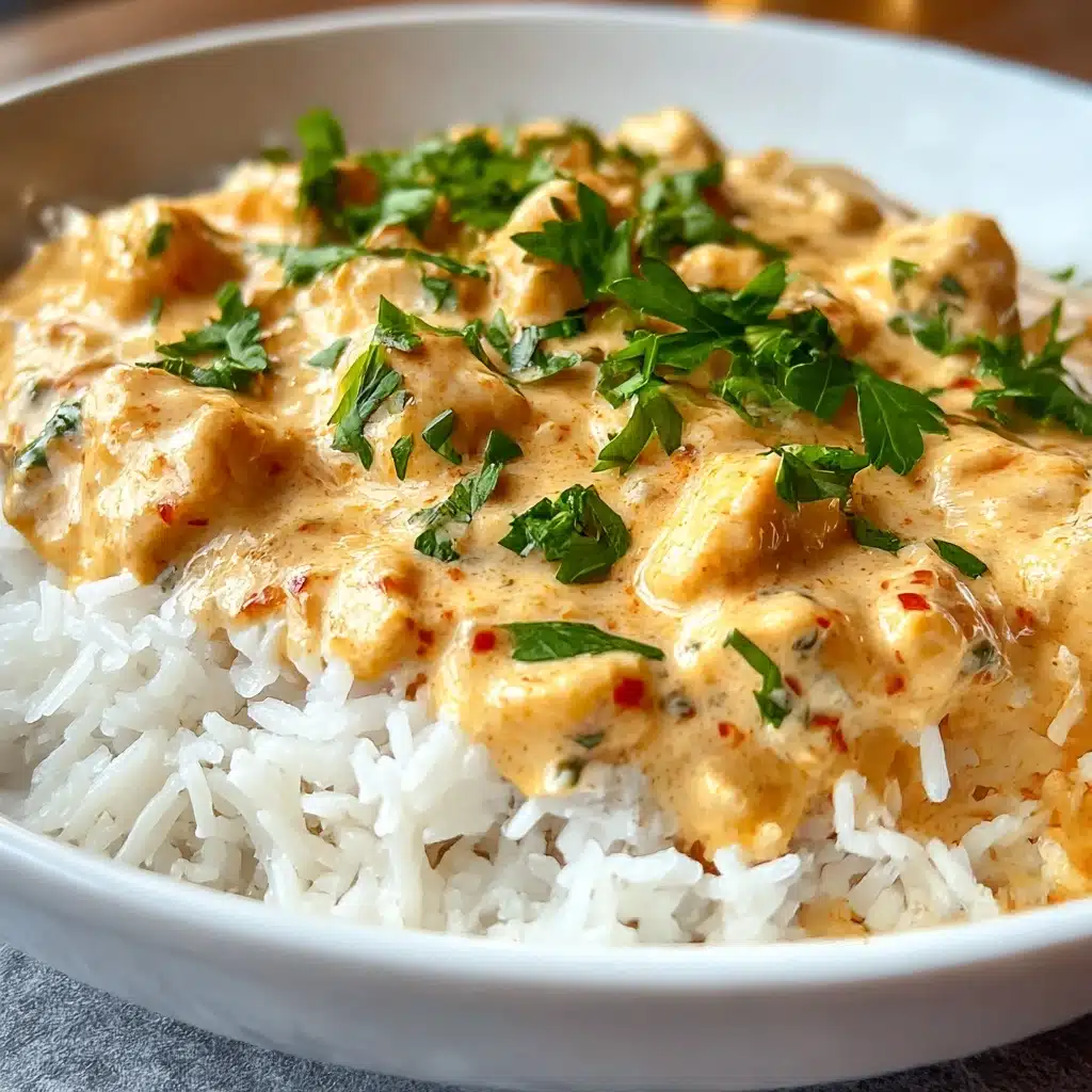 Creamy Smothered Chicken and Rice Recipe - Recipe Image