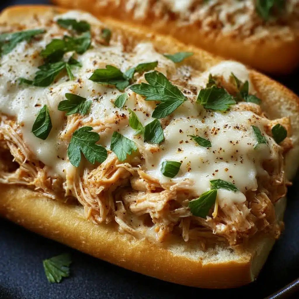Chicken Alfredo Sloppy Joes Recipe - Recipe Image