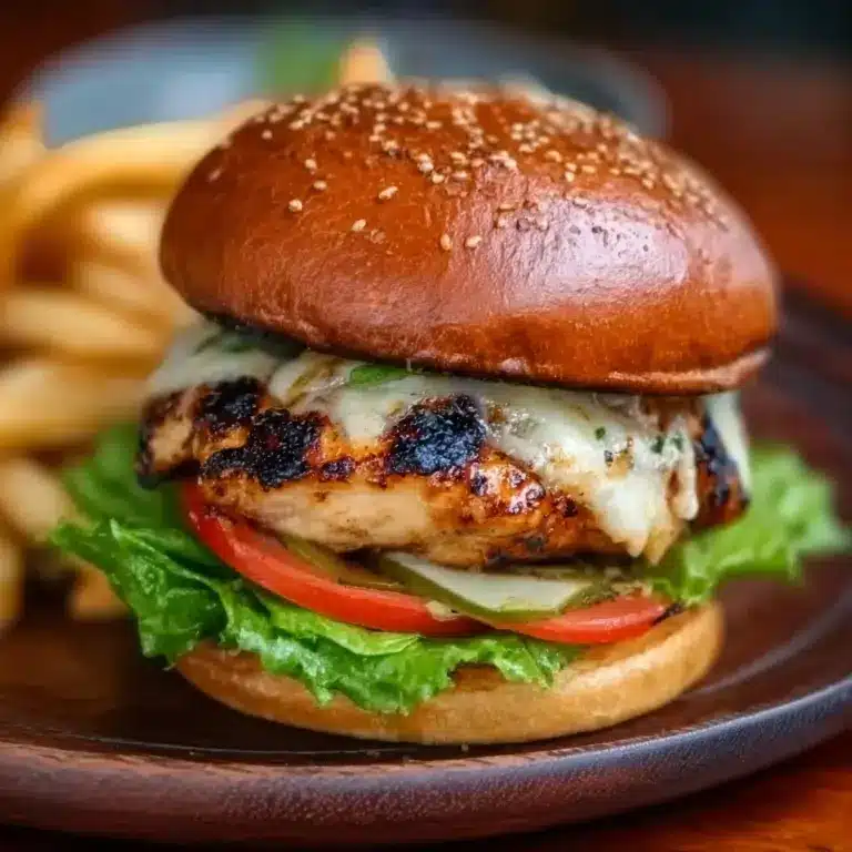 Spicy Chipotle Chicken Burger Recipe