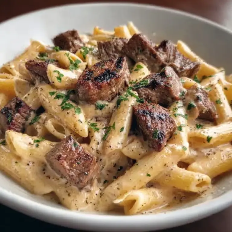 Creamy Steak Pasta Recipe