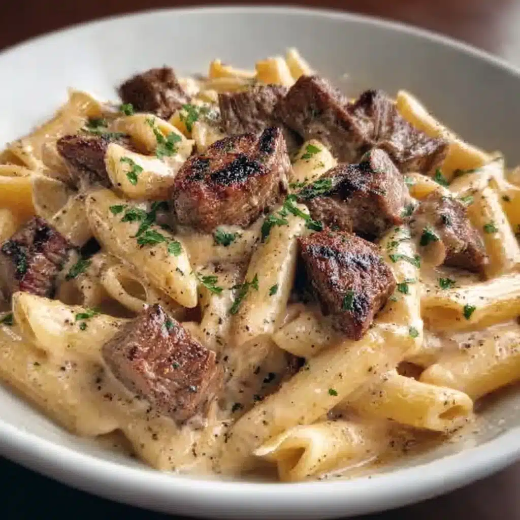 Creamy Steak Pasta Recipe